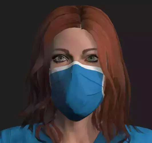 Female Doctor 3D model