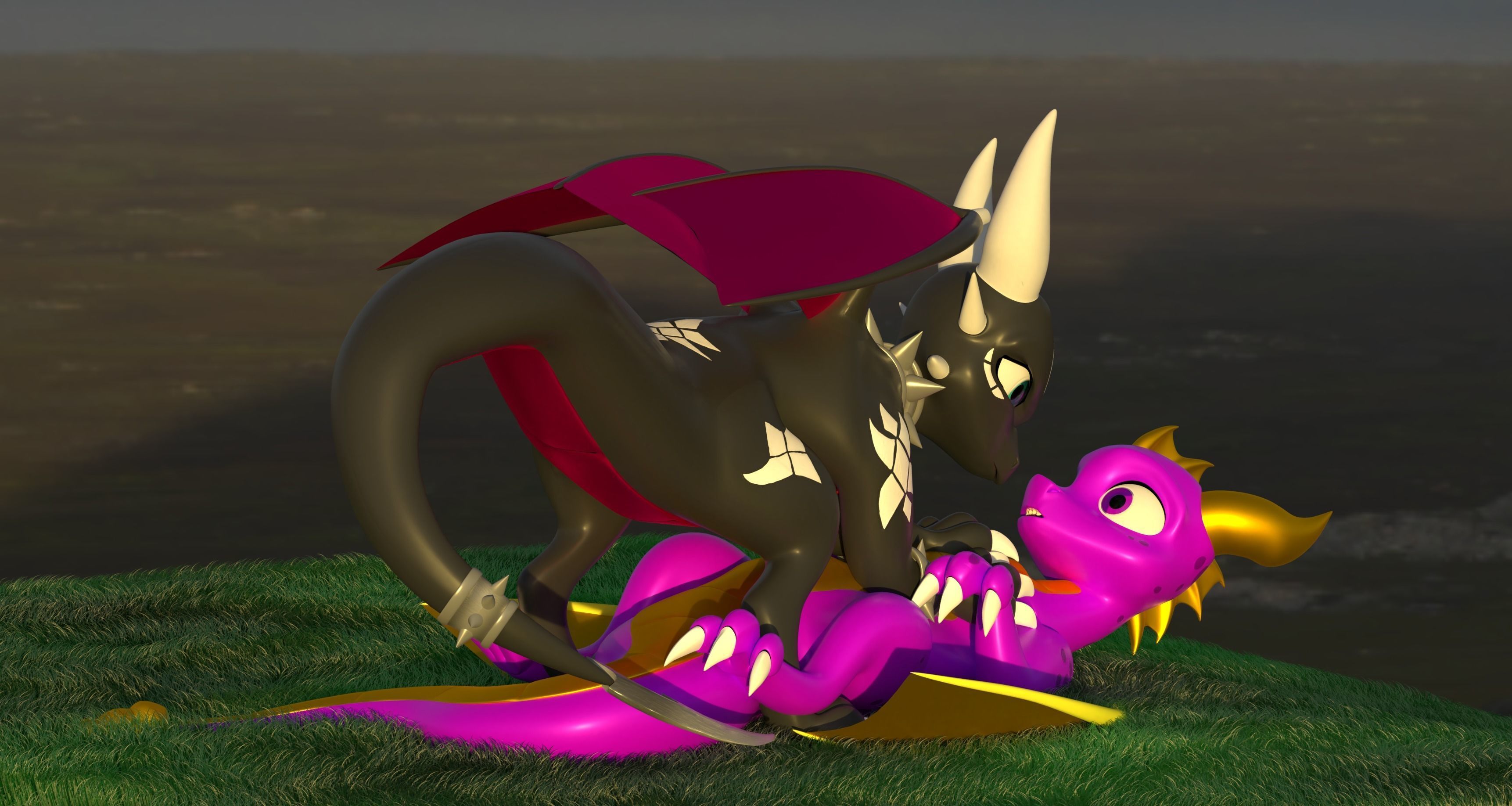Cute Spyro Model 3D model_3