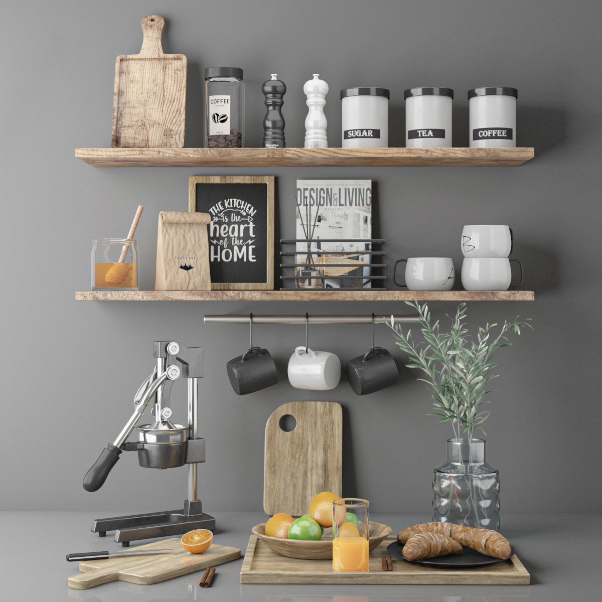 kitchen set 18 3D model_7