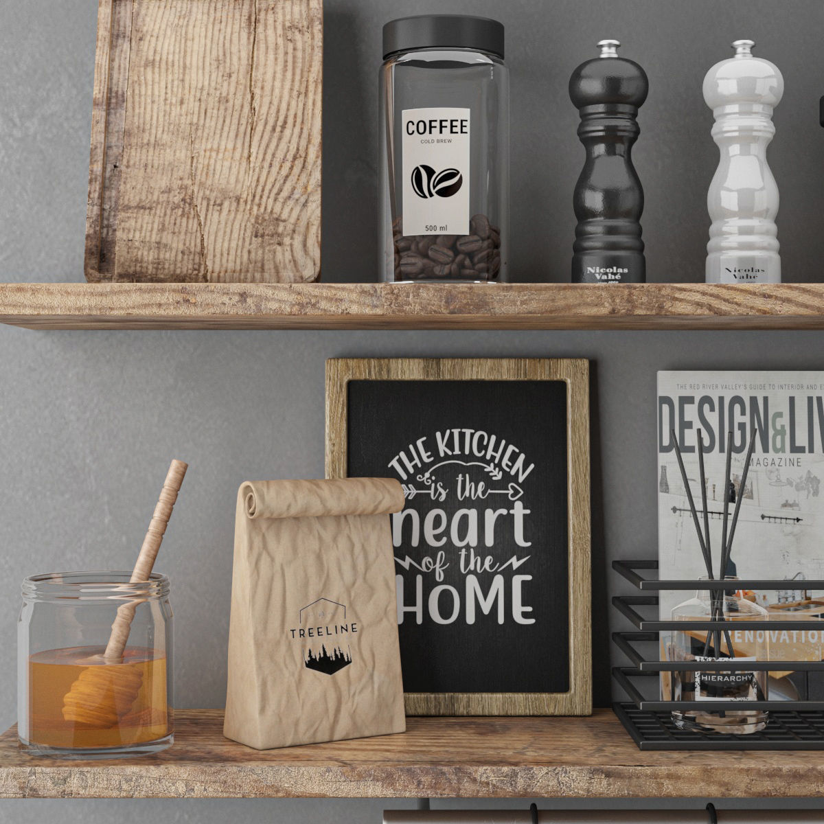 kitchen set 18 3D model_3