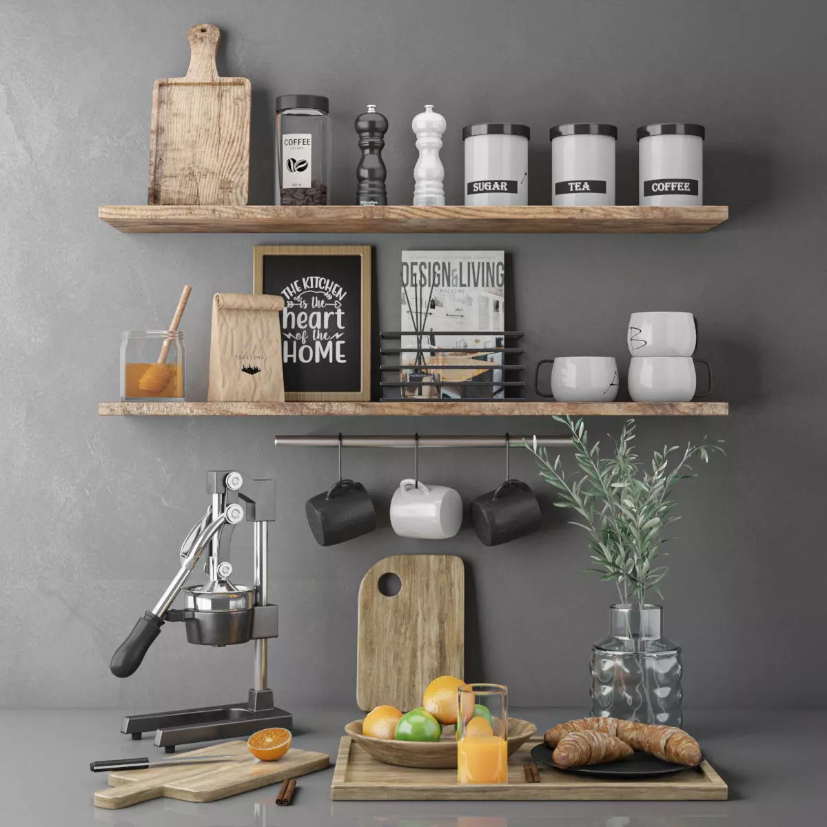 kitchen set 18 3D model_0