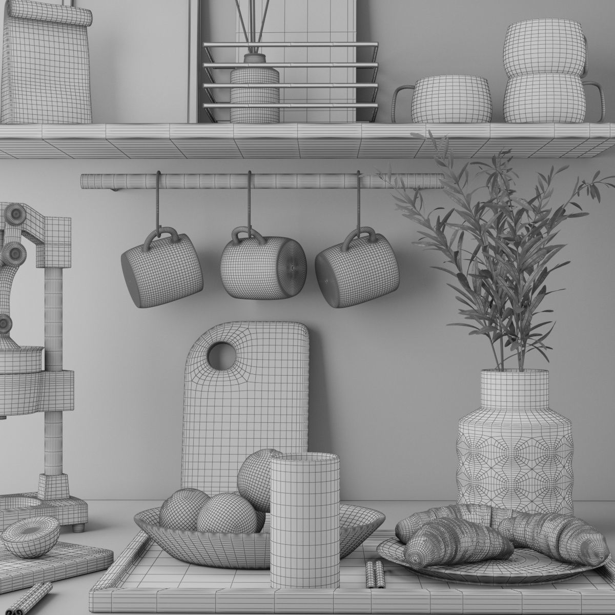 kitchen set 18 3D model_10