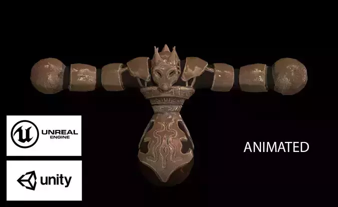 Golem RRV  Low-poly 3D model