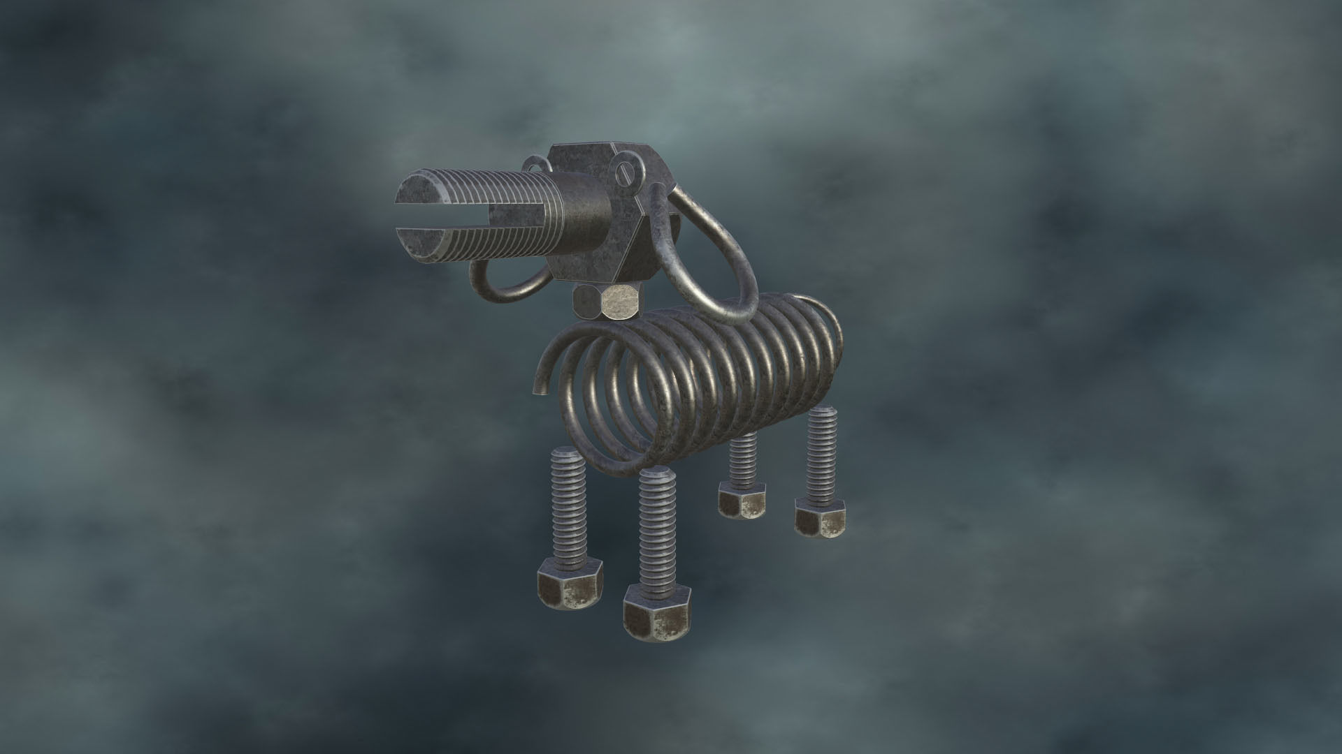 DOGR-001 Dog Parts 3D model_2