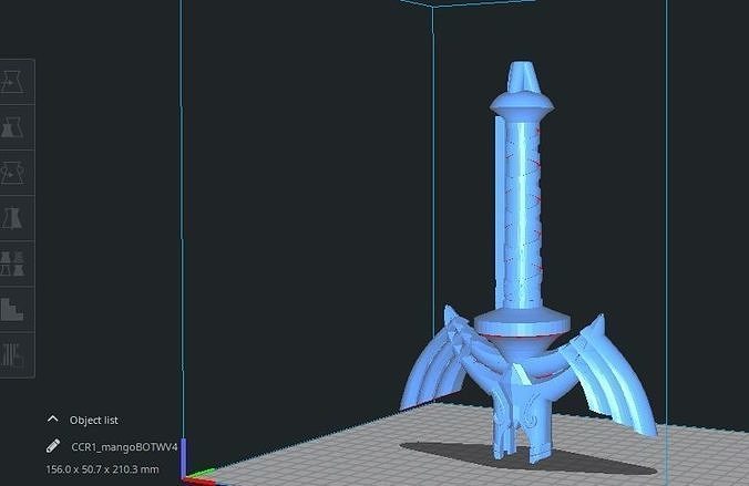 Joycon Master Sword from the legend of zelda 3D print model