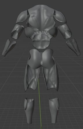 Musclesuit Version2 for cosplay and display  3D print model_2