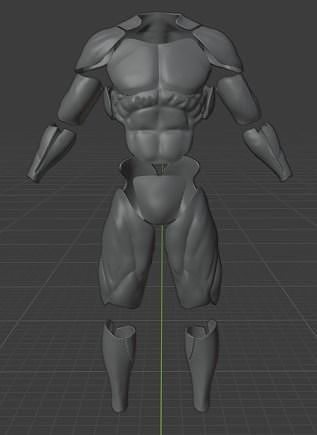 Musclesuit Version2 for cosplay and display  3D print model