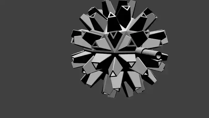 Air stone Custom Modeled