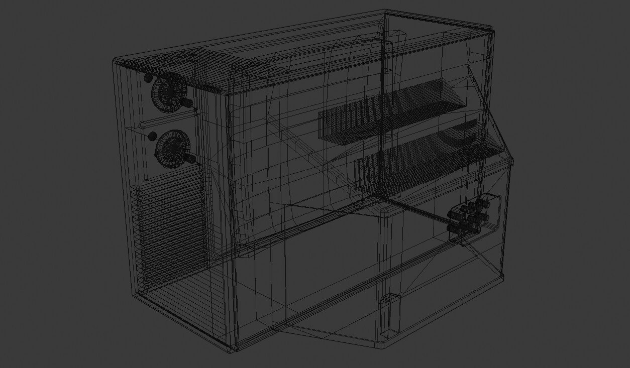 CRT Television 3D Model Low-poly 3D model_7