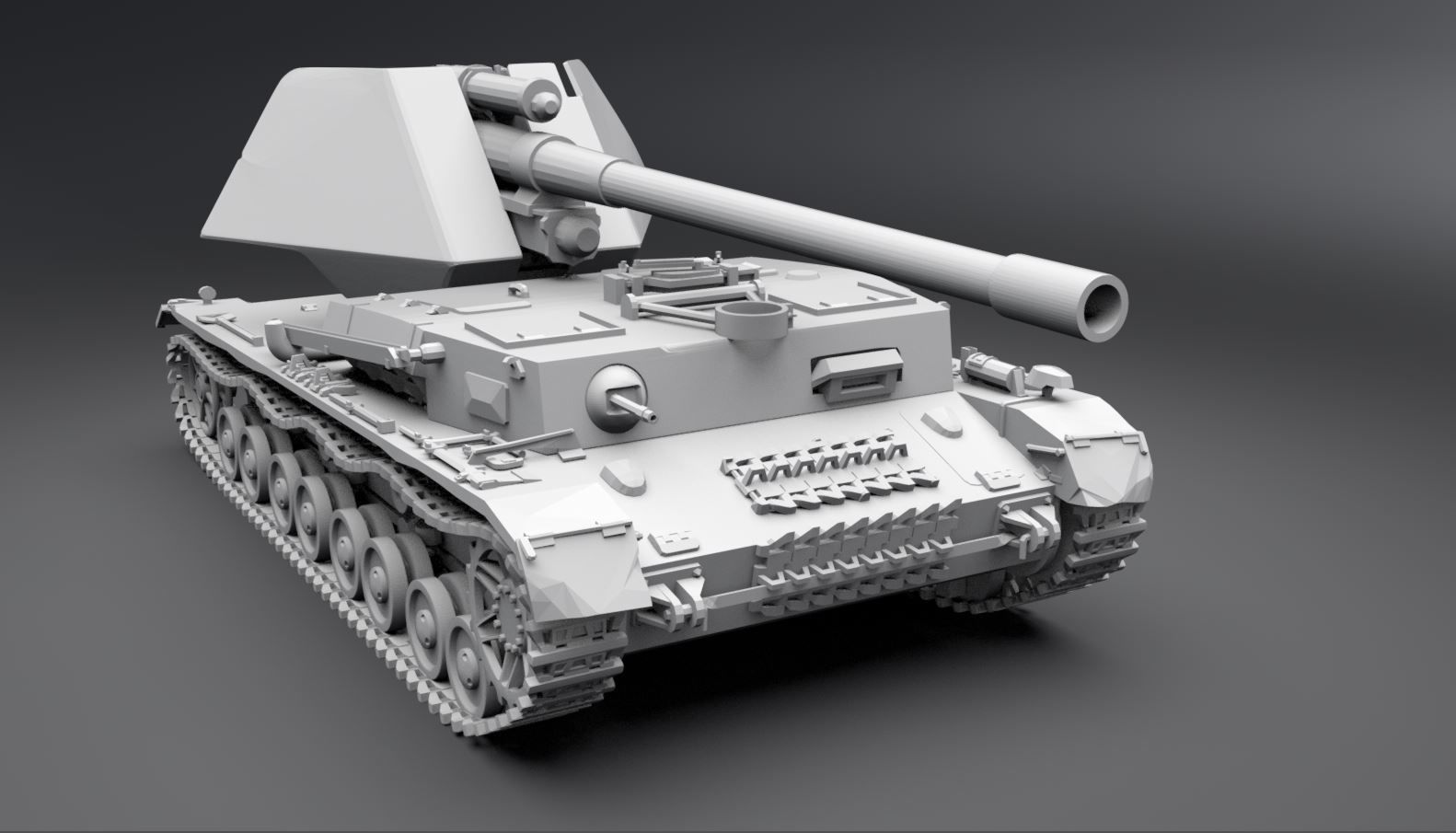 Waffentrager Scale model  3D print model_4