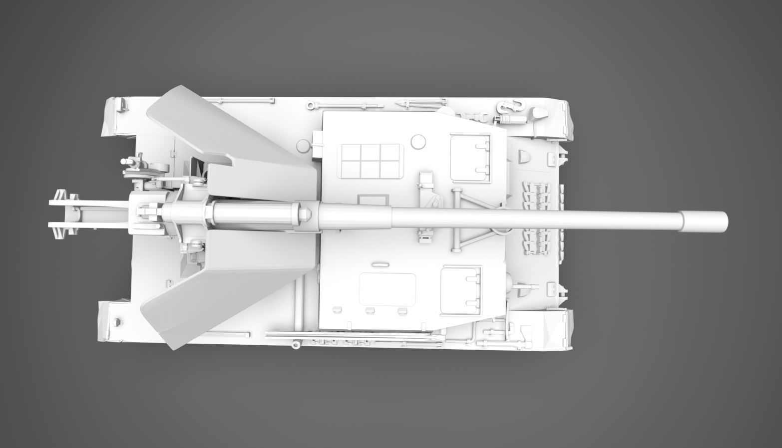 Waffentrager Scale model  3D print model_3