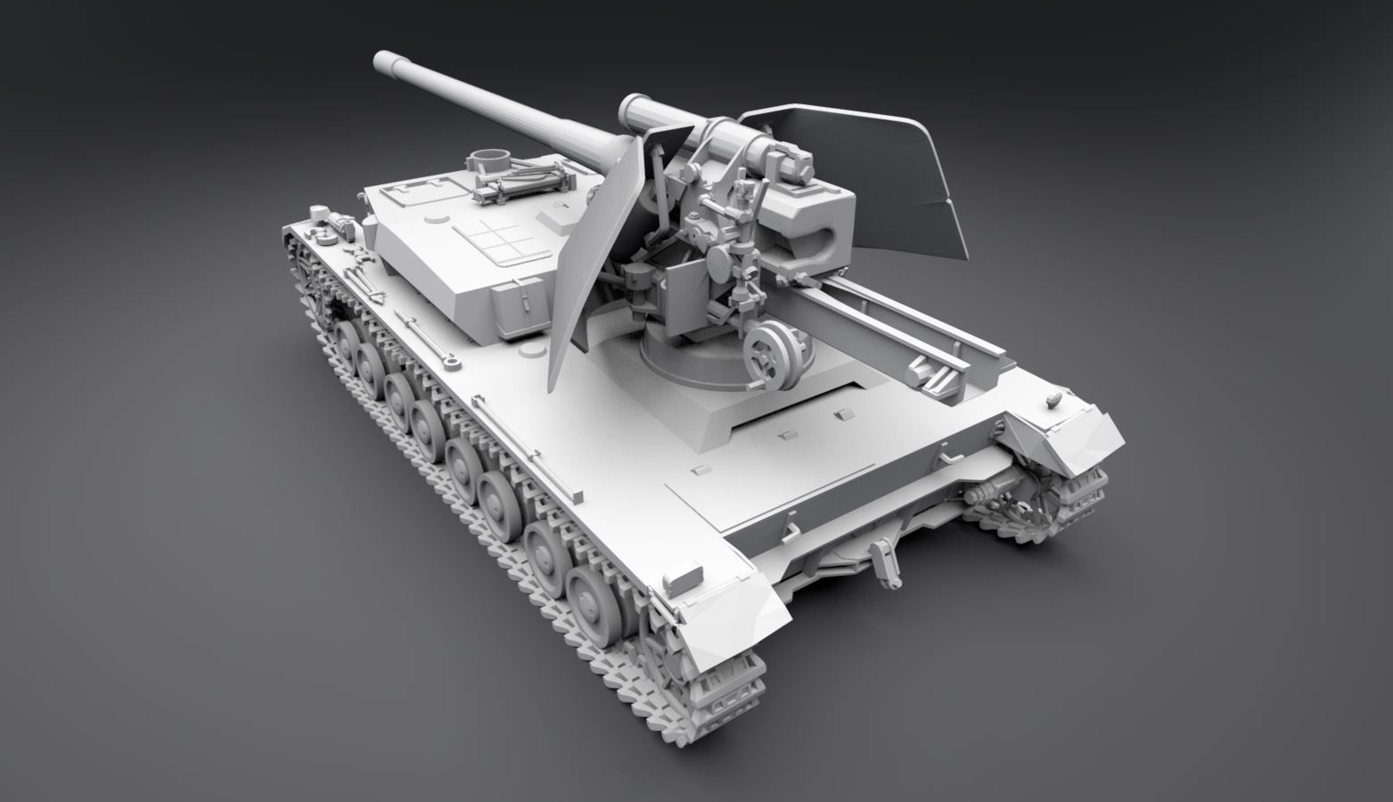 Waffentrager Scale model  3D print model_2