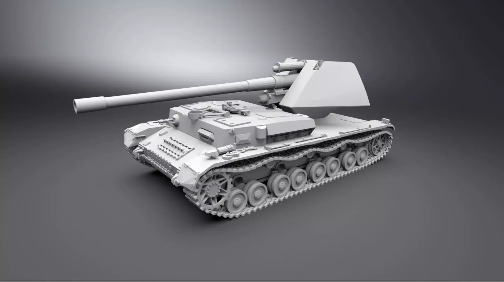 Waffentrager Scale model  3D print model_0