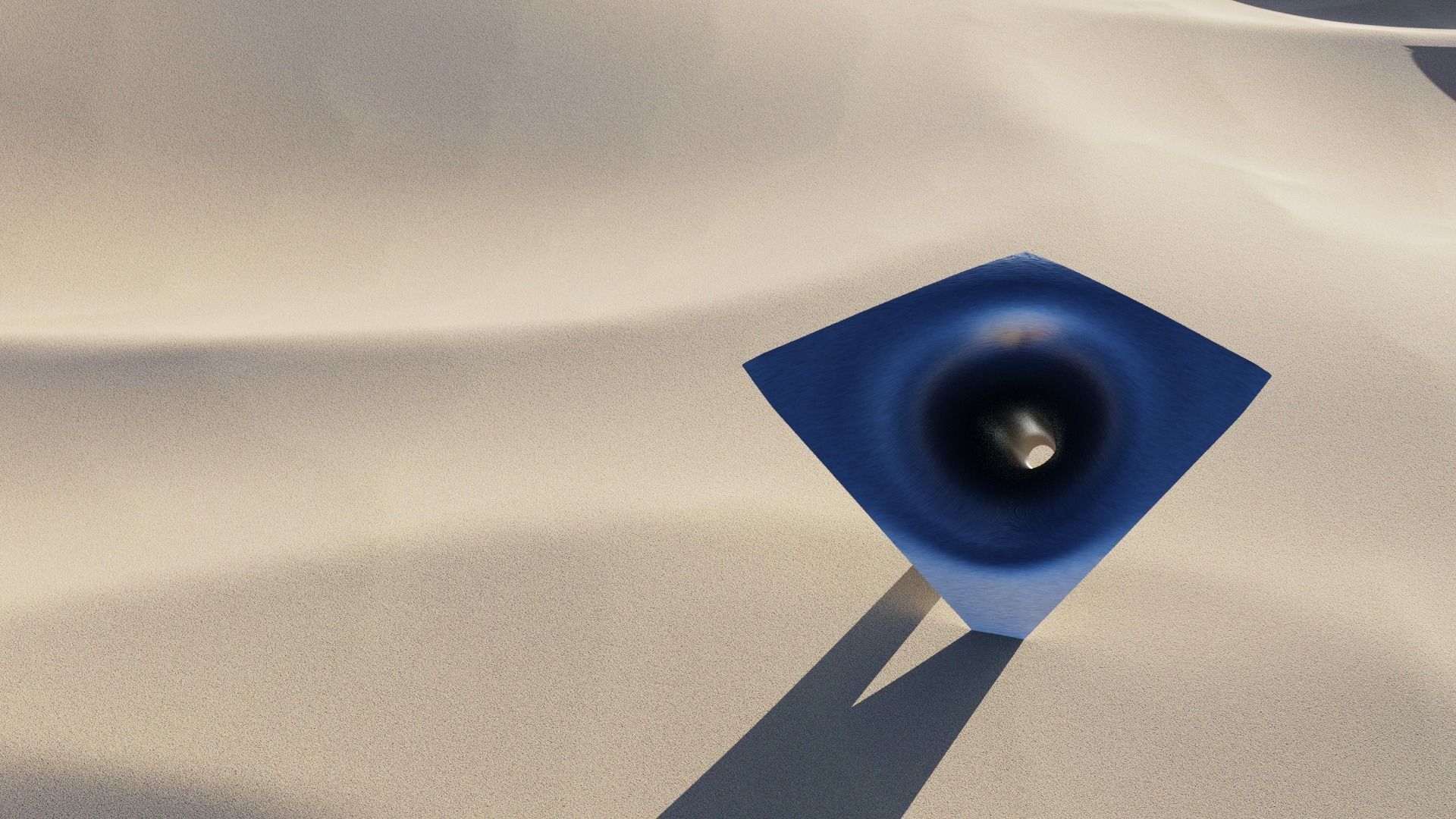 Tombstone - desert 3D model_3