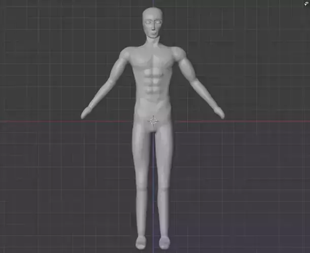 Human Male Sculpt 3D model