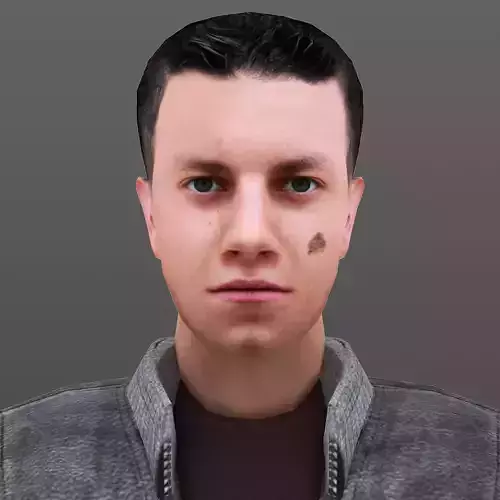 MAN 01 - WITH 250 ANIMATIONS Low-poly 3D model