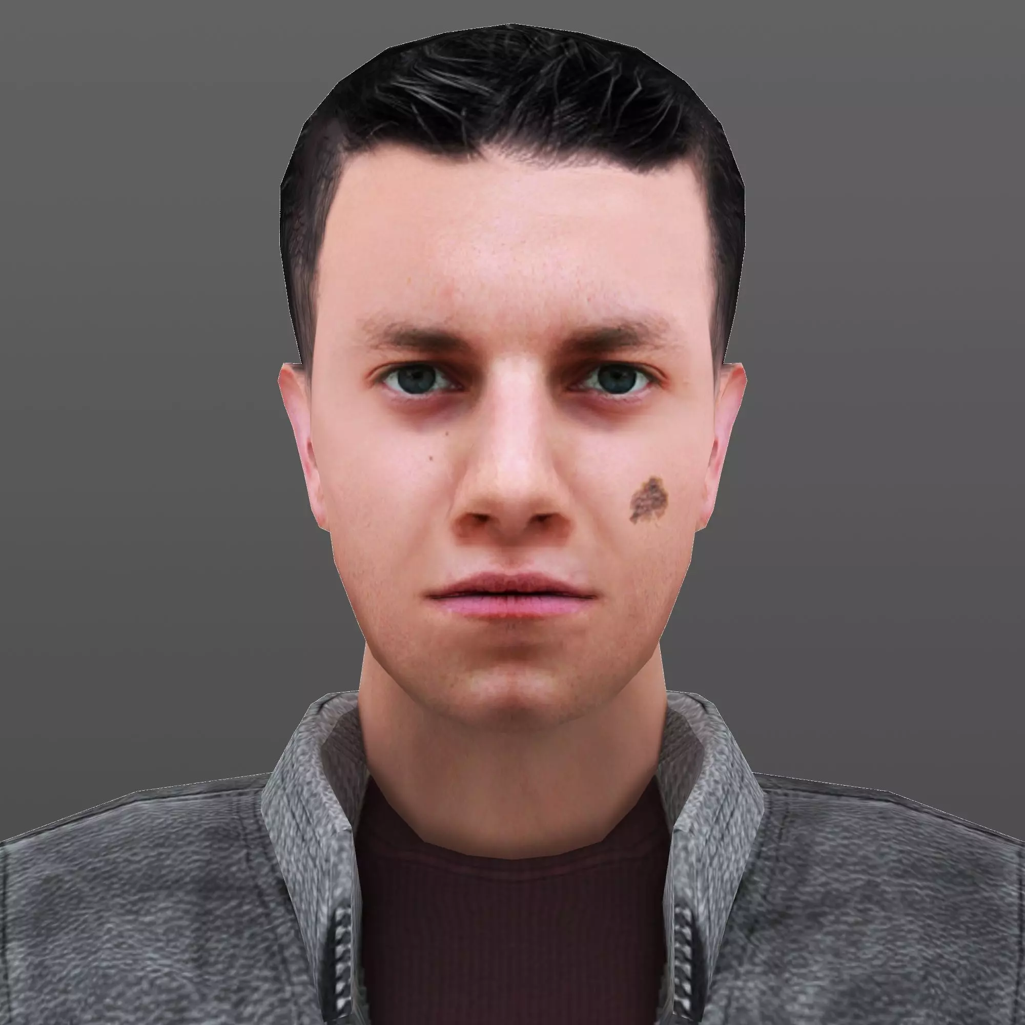 MAN 01 - WITH 250 ANIMATIONS Low-poly 3D model