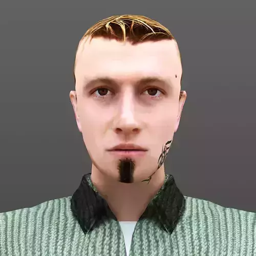 MAN 02 - WITH 250 ANIMATIONS Low-poly 3D model