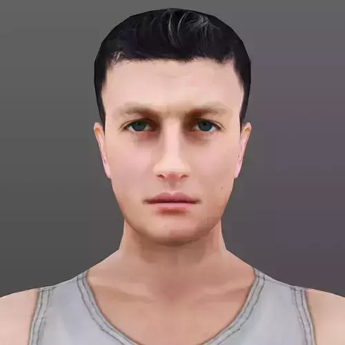 MAN 04 - WITH 250 ANIMATIONS Low-poly 3D model