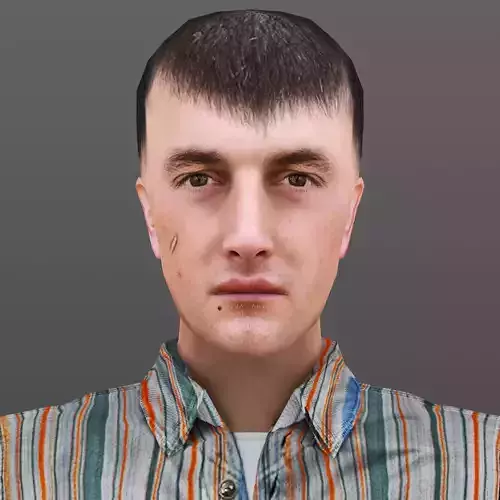 MAN 05 - WITH 250 ANIMATIONS Low-poly 3D model