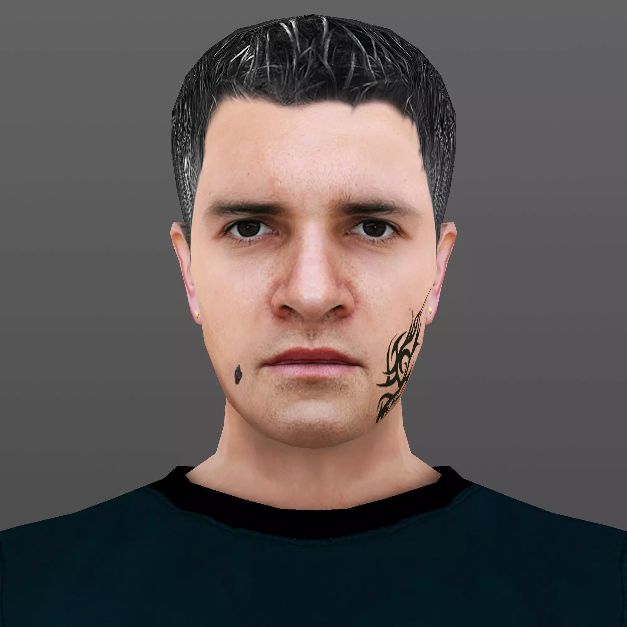 MAN 06 - WITH 250 ANIMATIONS Low-poly 3D model