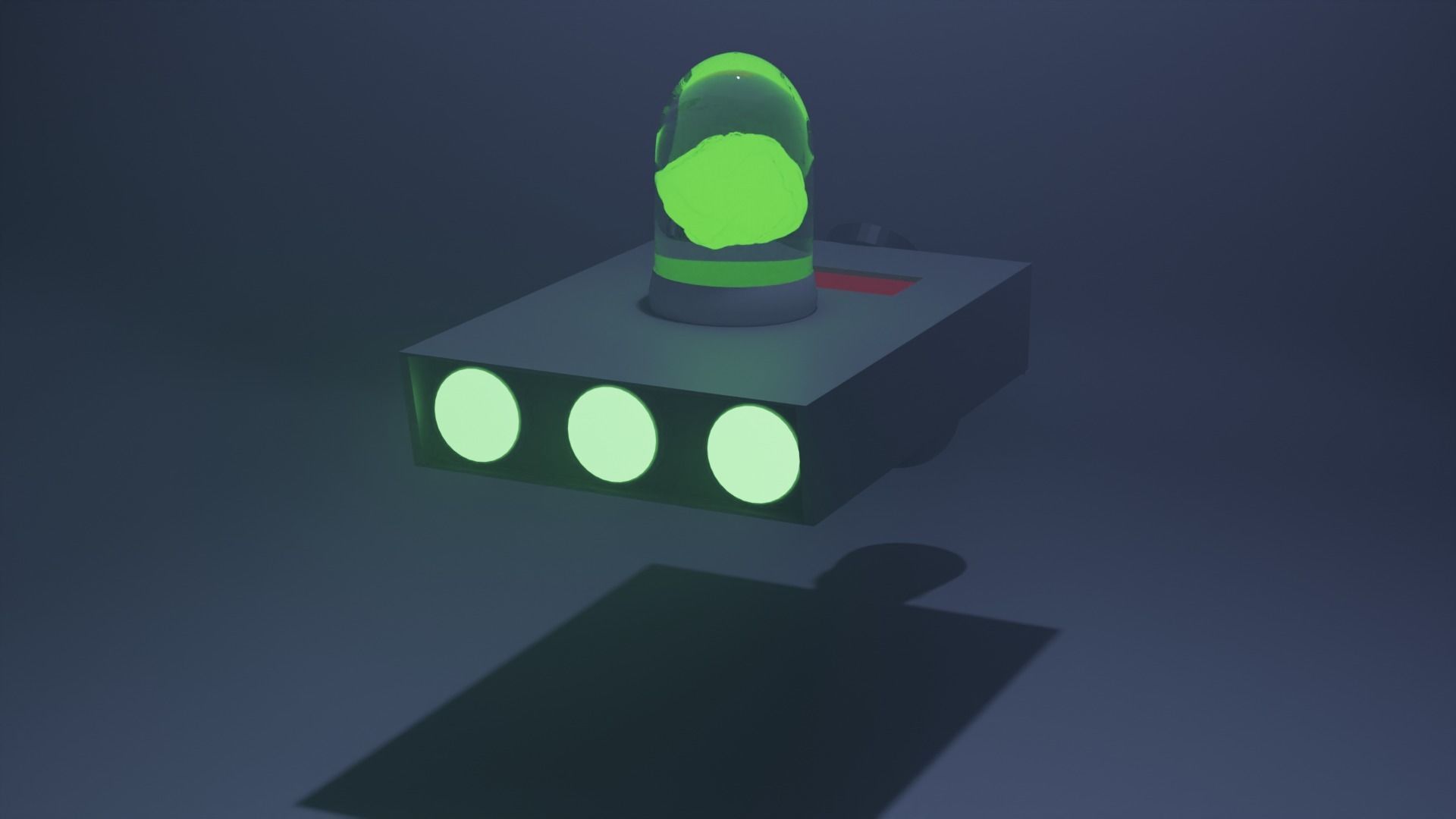 portal gun form Rick and Morty 3D model_1