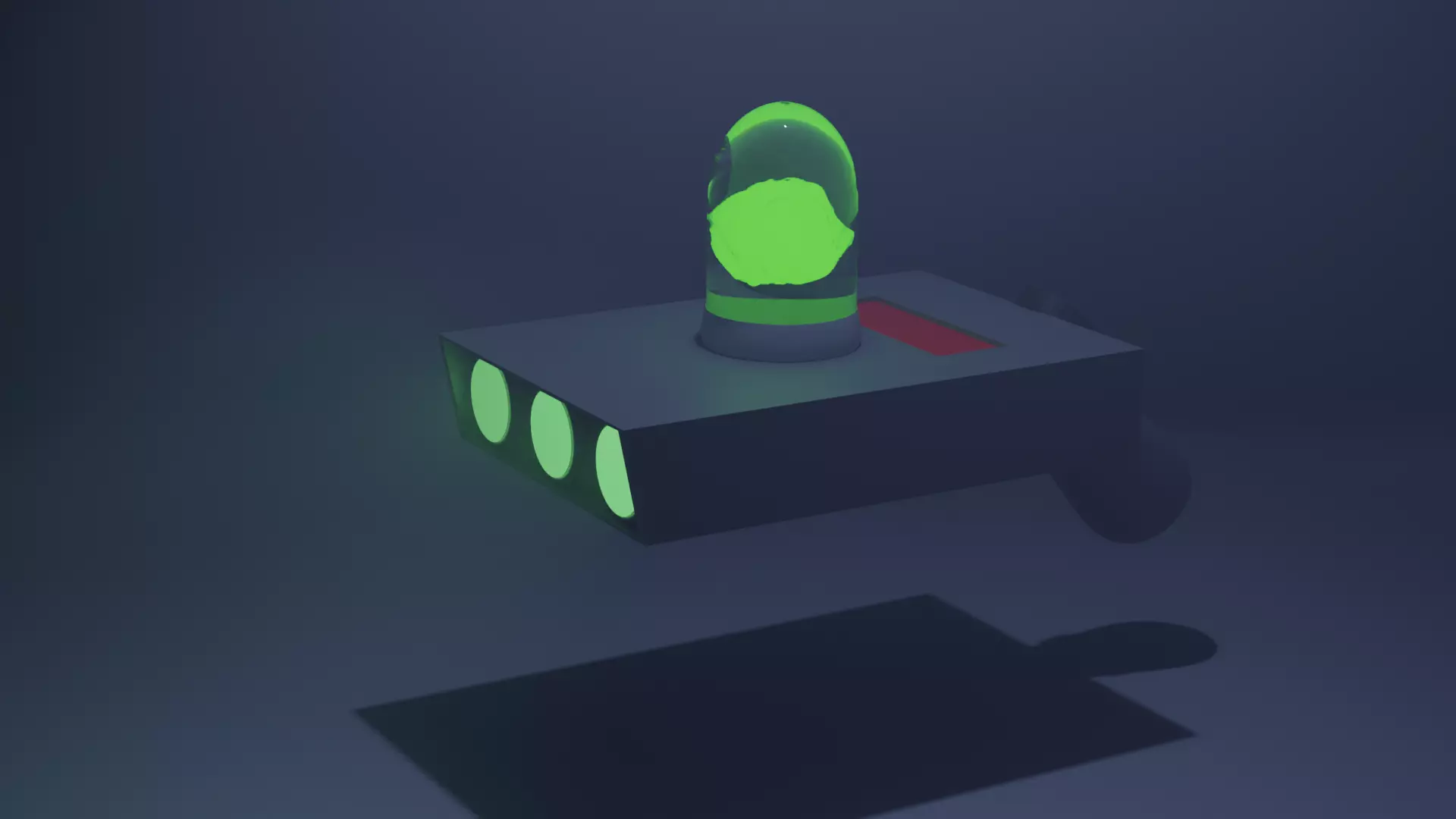 portal gun form Rick and Morty 3D model_0