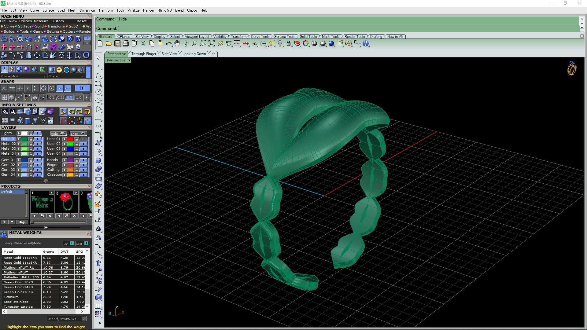 3d-model lips ring 3D print model_14