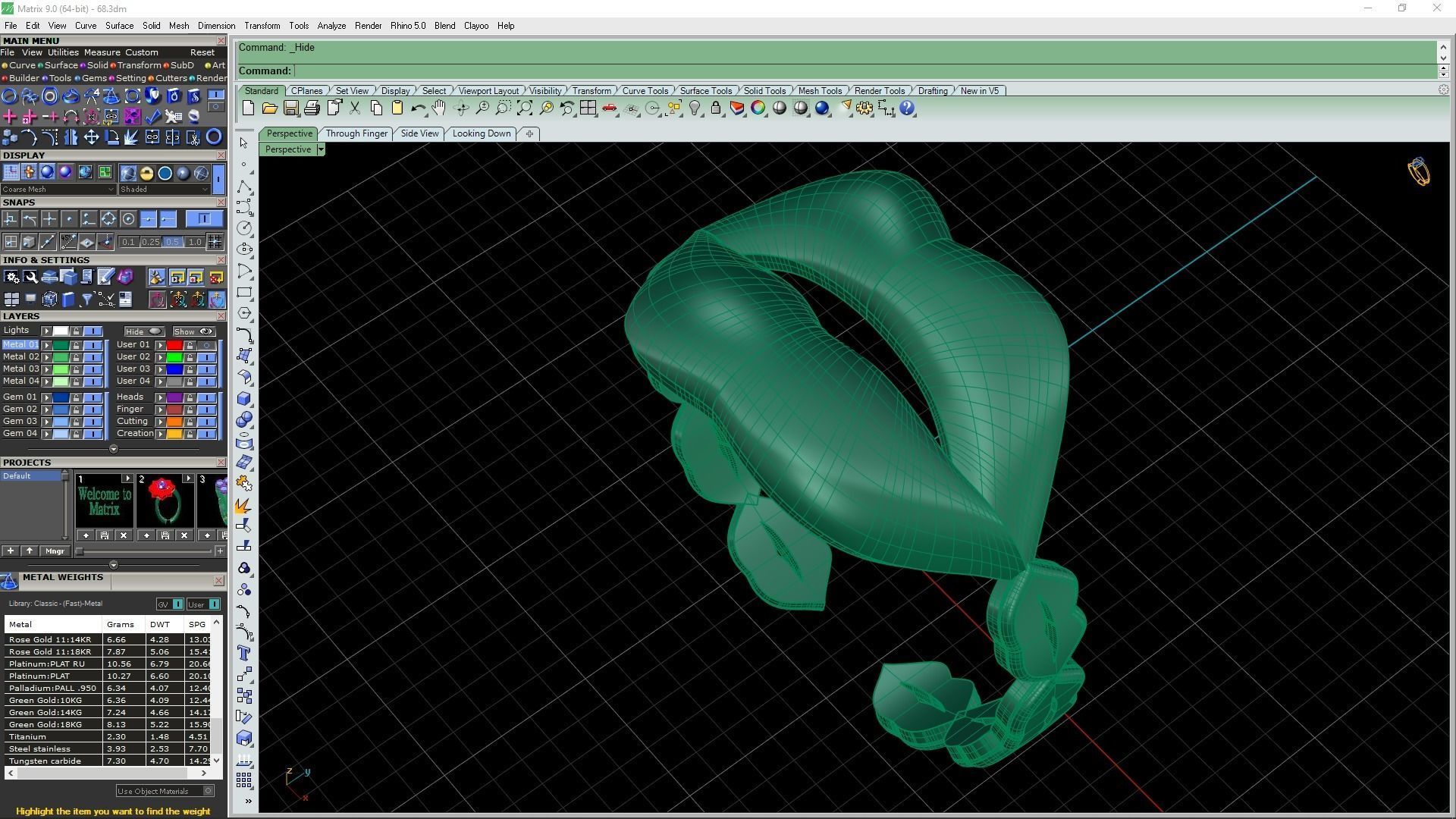 3d-model lips ring 3D print model_12