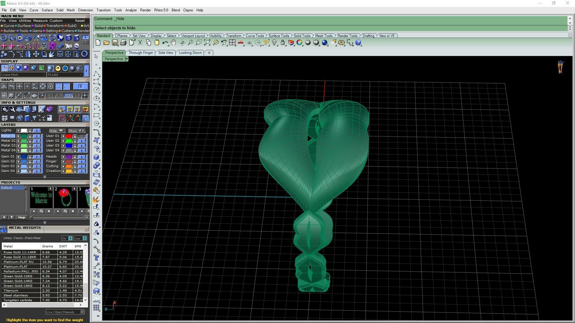 3d-model lips ring 3D print model_17