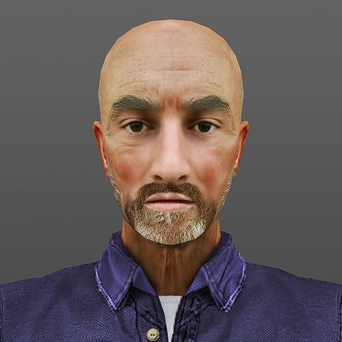 MAN 07- WITH 250 ANIMATIONS Low-poly 3D model