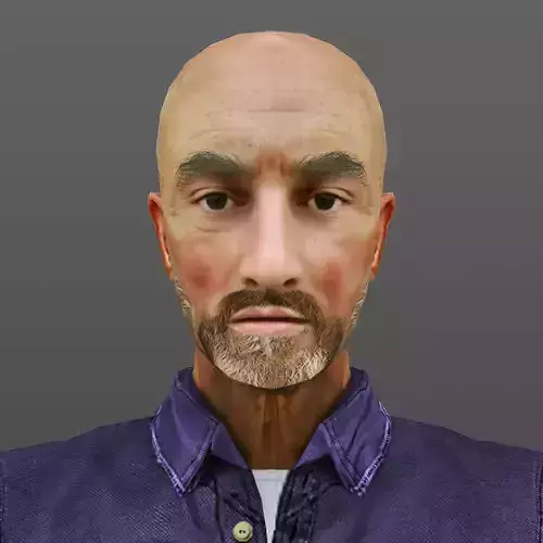 MAN 07- WITH 250 ANIMATIONS Low-poly 3D model