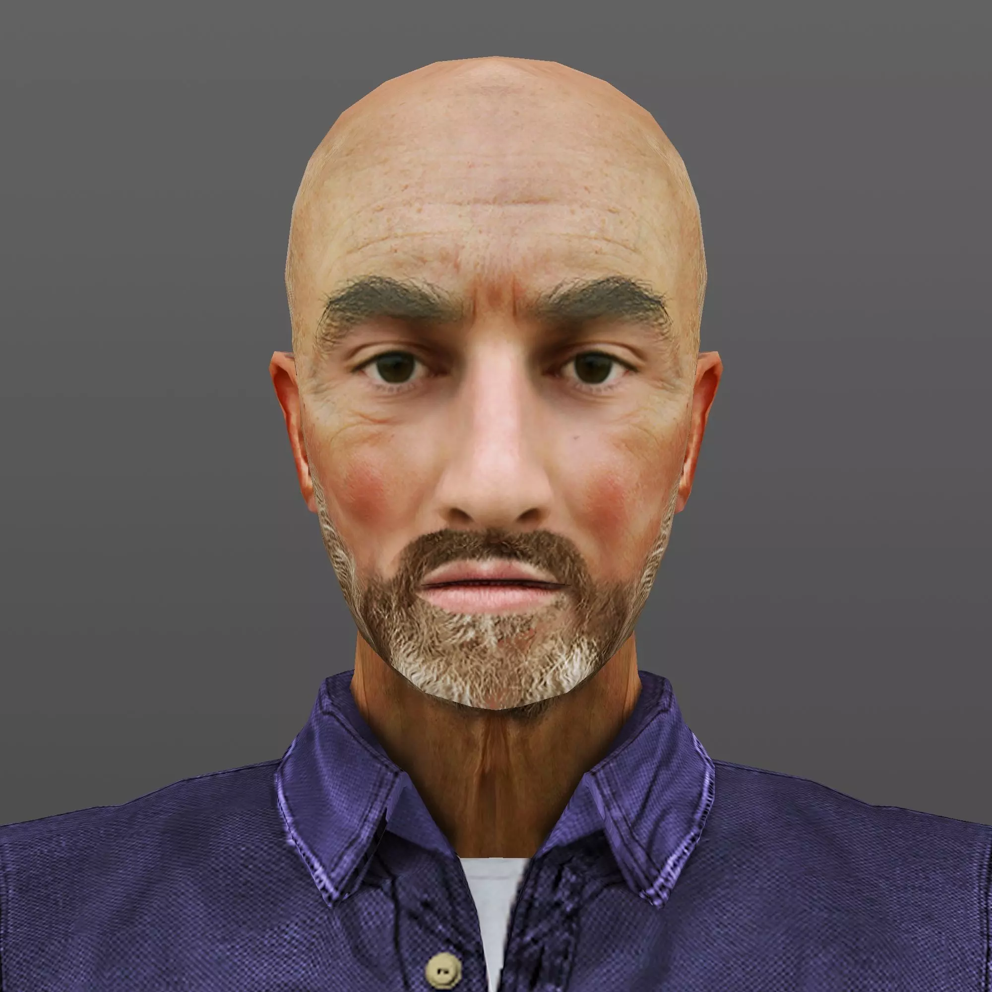 MAN 07- WITH 250 ANIMATIONS Low-poly 3D model