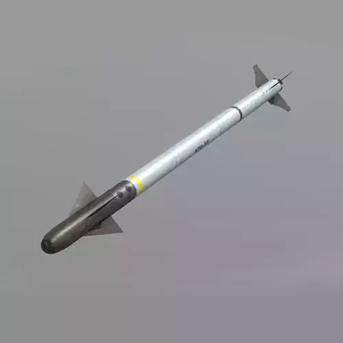 AIM-9X Sidewinder Low-poly 3D model