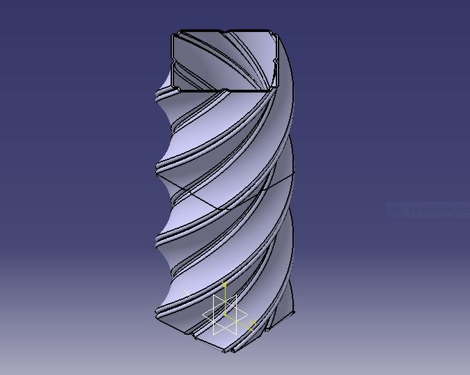 Spiral Flower Vase 3D print model_23