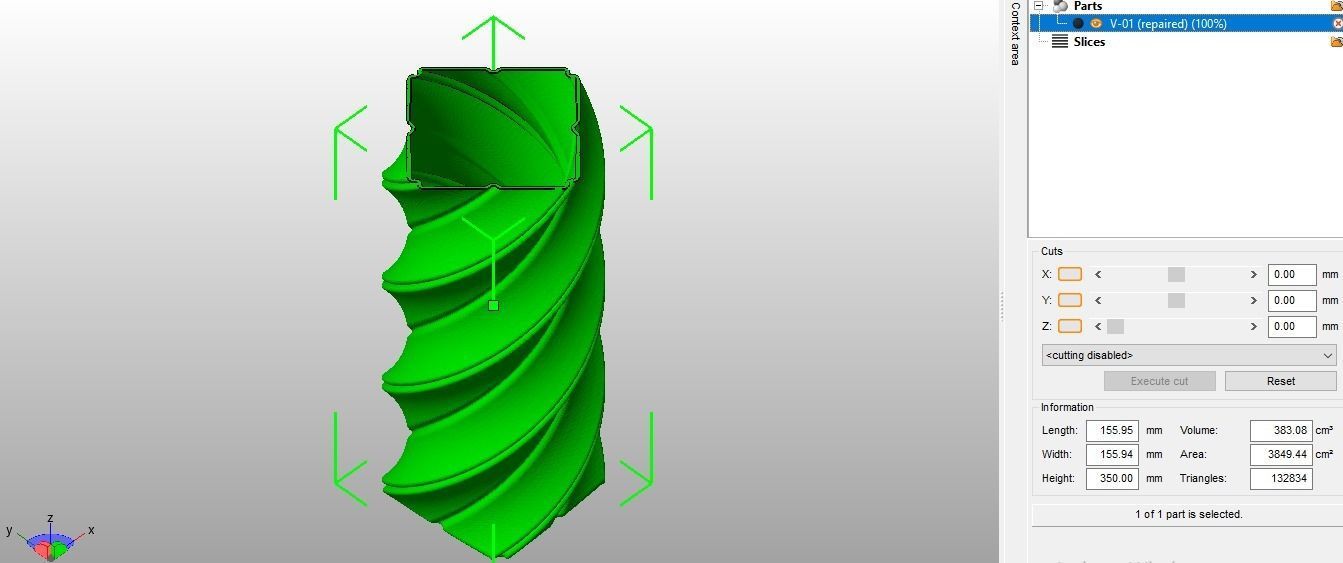 Spiral Flower Vase 3D print model_30