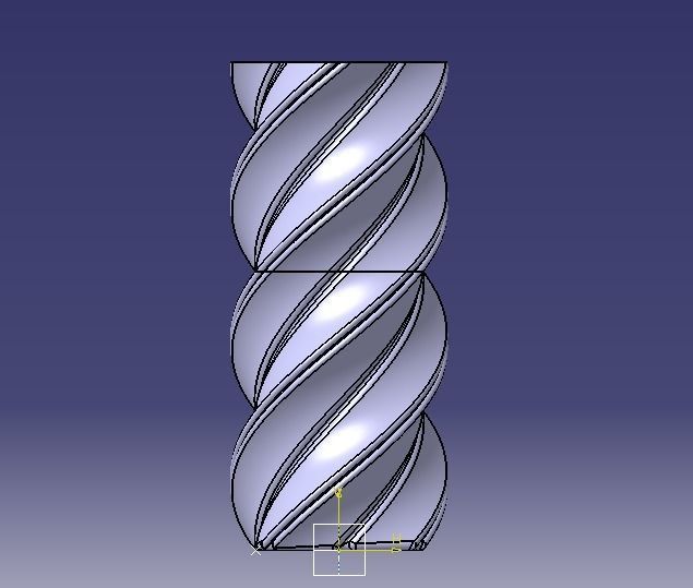 Spiral Flower Vase 3D print model_20