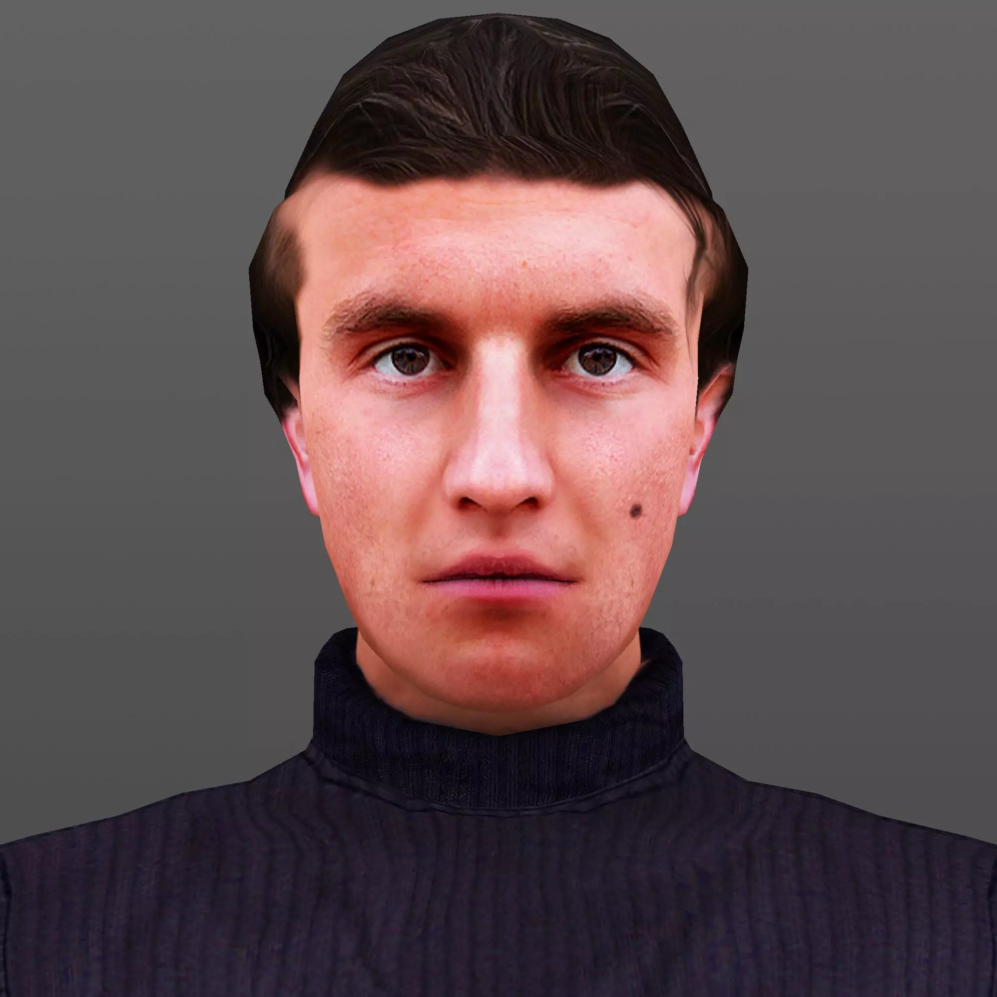 MAN 09 - WITH 250 ANIMATIONS Low-poly 3D model