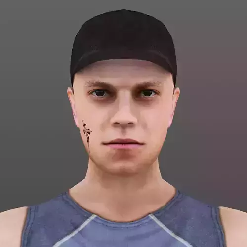 MAN 12 - WITH 250 ANIMATIONS Low-poly 3D model