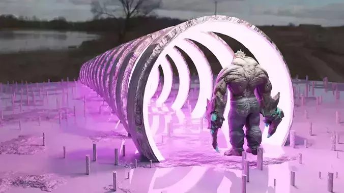 Sci-fi environment effect