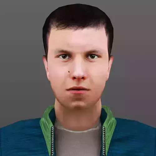 MAN 14 - WITH 250 ANIMATIONS Low-poly 3D model