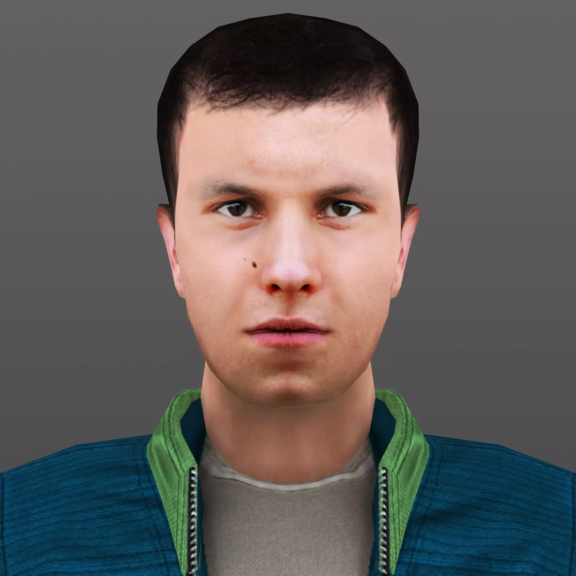 MAN 14 - WITH 250 ANIMATIONS Low-poly 3D model