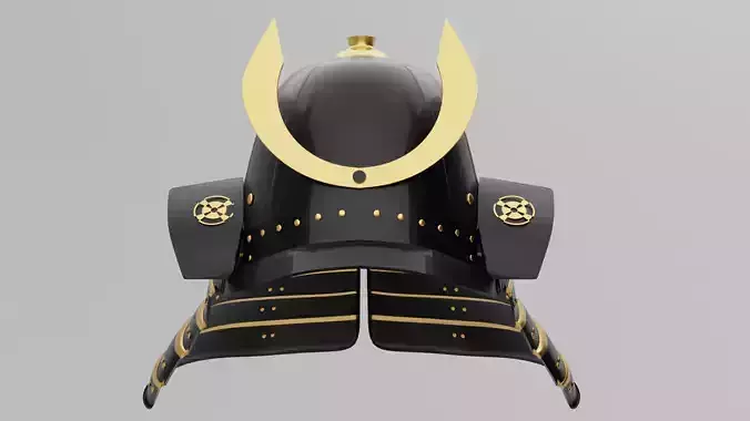 Samurai Helmet 3D model