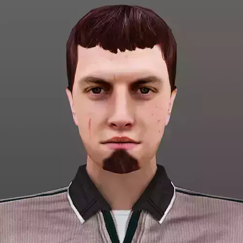 MAN 17 - WITH 250 ANIMATIONS Low-poly 3D model