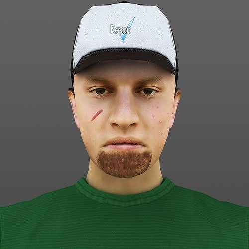 MAN 19 - WITH 250 ANIMATIONS Low-poly 3D model