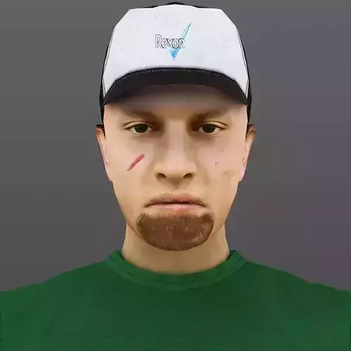 MAN 19 - WITH 250 ANIMATIONS Low-poly 3D model