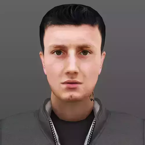 MAN 21 - WITH 250 ANIMATIONS Low-poly 3D model