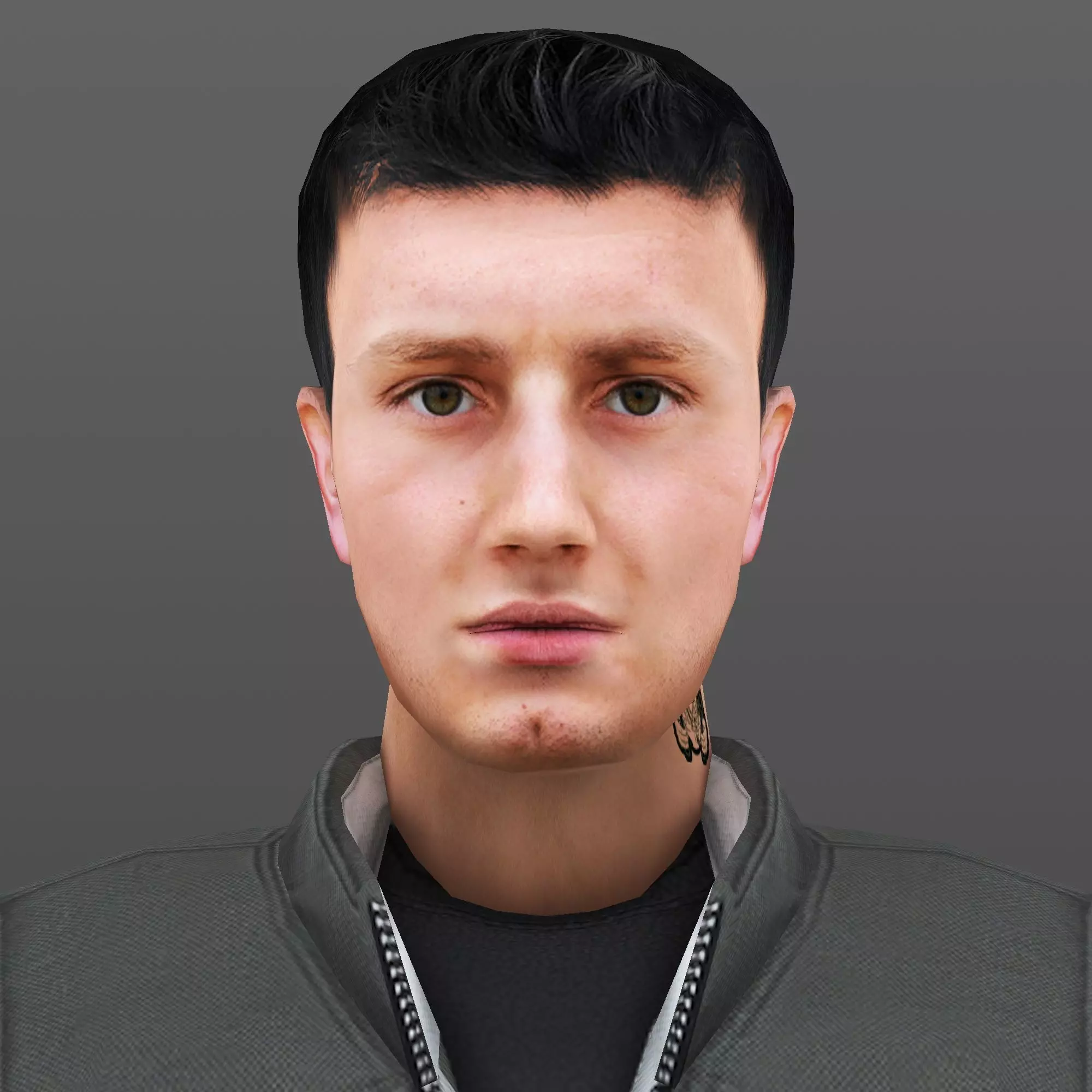 MAN 21 - WITH 250 ANIMATIONS Low-poly 3D model