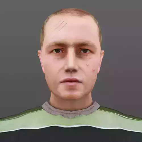 MAN 23 - WITH 250 ANIMATIONS Low-poly 3D model