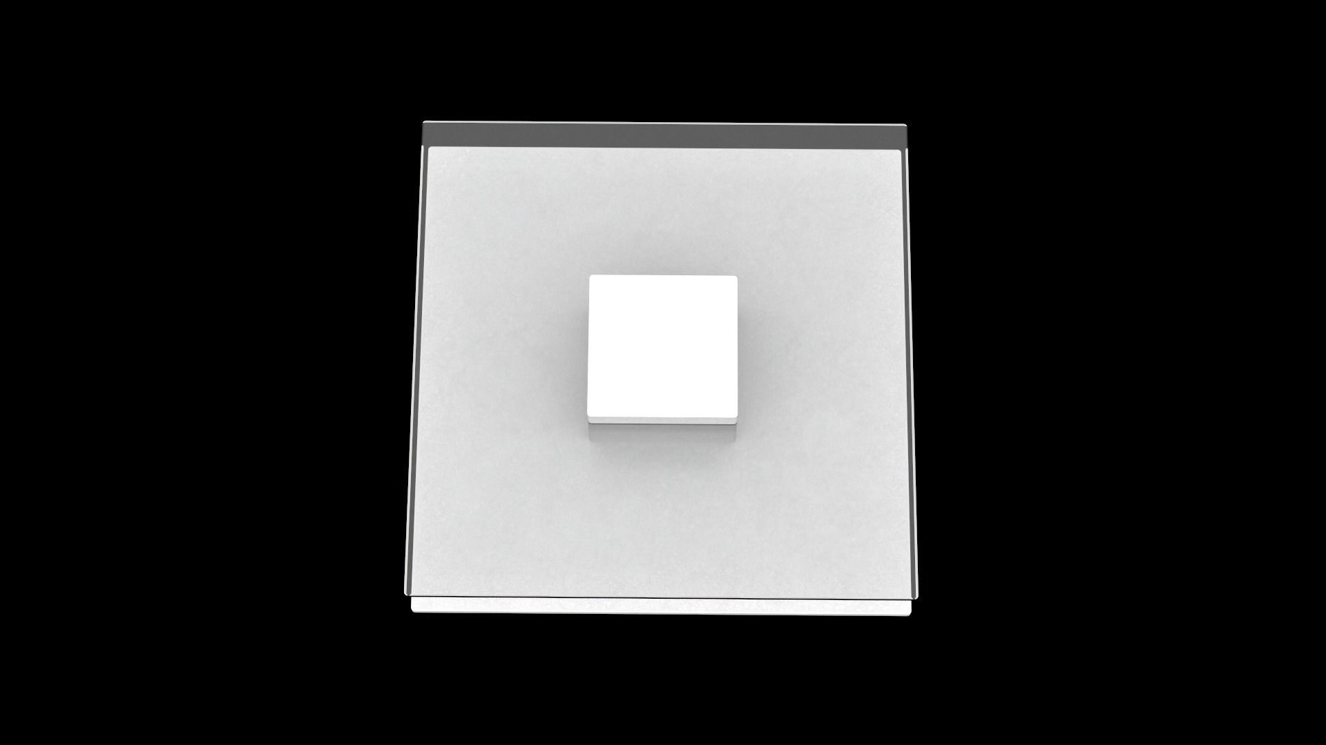 Zoe Storage Coffee-Table white Low-poly 3D model_2